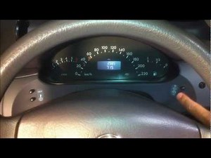 How to Set Time on Mercedes-Benz A160