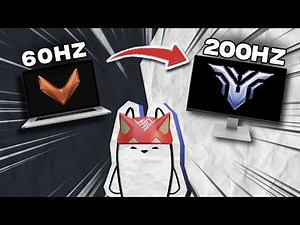 60 vs. 200 hertz monitor in OVERWATCH 2!