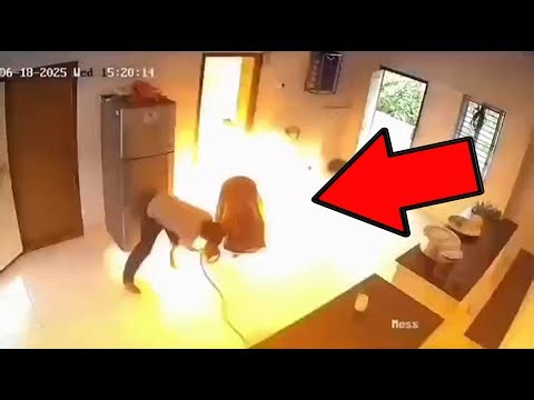 COOKING GAS EXPLOSION ACCIDENT😱😱