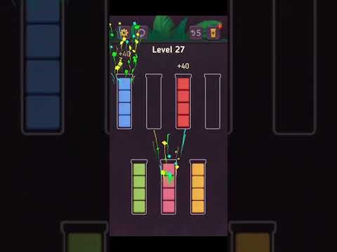 Complete Block King Sort Puzzle Level 21 to Level 30