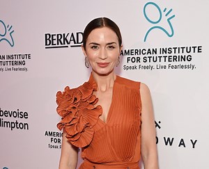 Oscar nominee Emily Blunt talks about raising awareness on stuttering, encourages people to 'just listen'