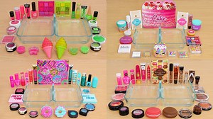 19K views · 751 reactions | Sweet Treats Compilation #1 - Mixing Makeup and Eyeshadow into Slime ASMR #asmr | Lena Slime and Makeup ASMR | Facebook