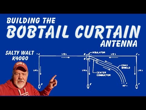Building the Bobtail Curtain Antenna