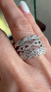 Diamond stacking done your way.Our stackable diamond bands let you...