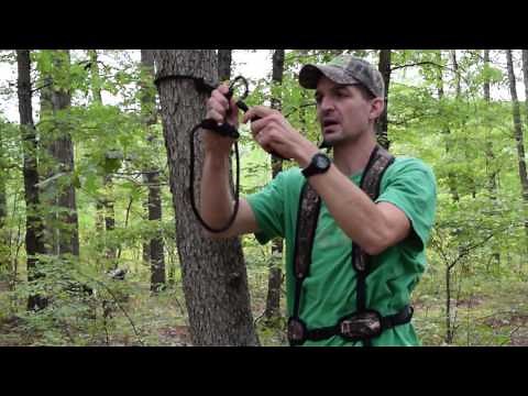 How to attach your harness to the tree