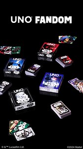 A galactic arrival just in time for STAR WARS™ Day. UNO Fandom STAR WARS™ features four new decks so you can deal your destiny. Available now. #UNOFandom #STARWARS #MayThe4thBeWithYou | UNO