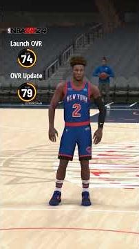 Miles McBride's Evolution in NBA 2K, Through The Years NBA 2K22 - NBA 2K26 (City Jerseys)