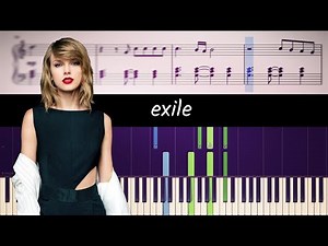 How to play piano part of Exile by Taylor Swift and Bon Iver