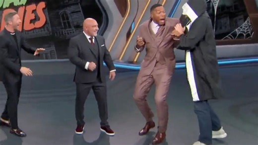 Michael Strahan freaks out on live TV after shock prank on Fox NFL Sunday