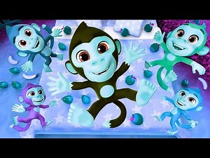 Five Little Monkey Fun Remix | 1 MINUTE LOOP | Nursery Rhyme Variations & Beat Mix🎶 @MonkeyLoopWorld