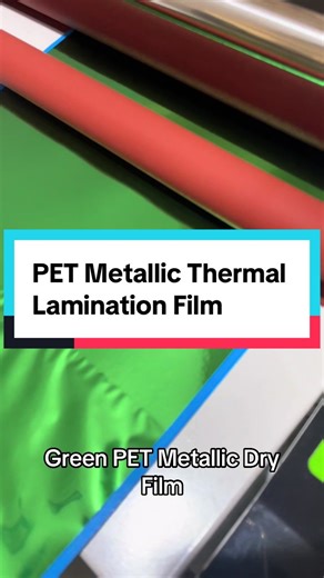 PET Metallic Thermal Lamination Film for Packaging