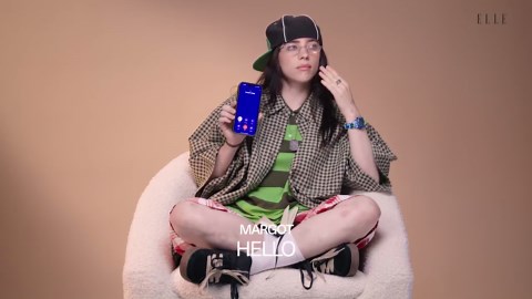 Billie Eilish Prank Calls Margot Robbie, Tyler, The Creator & Dakota Johnson | Phoning It In | ELLE