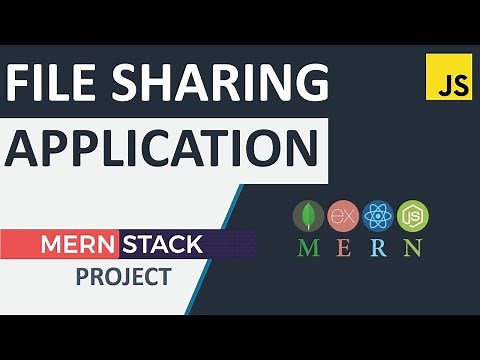 File Sharing Application | MERN Stack | React, Node, Express, MongoDB