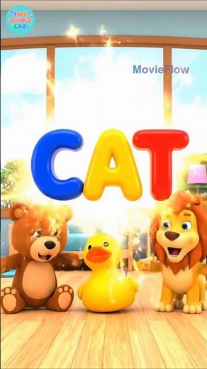 Learn to Spell “CAT” for Kids 😺 | Fun English Learning with Miss Sparkle | Tiny Science Lab