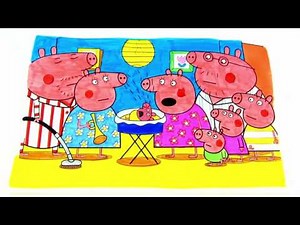 Crying Baby Alexander, Peppa Pig, How to Color