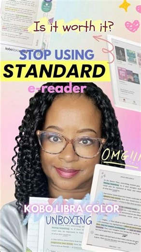 Finally an E-Reader Built for Readers Like Us #Bookstagram #ColorDisplay