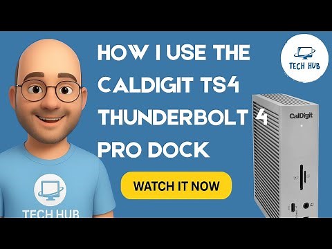 How I Use the CalDigit TS4 Thunderbolt 4 Dock – My Apple Setup