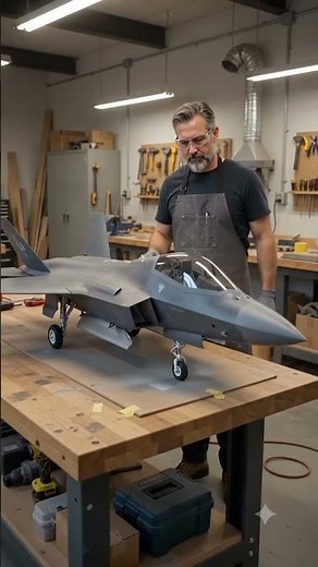 Building like a Realistic Fighter Jet at Home!-Vision Makers