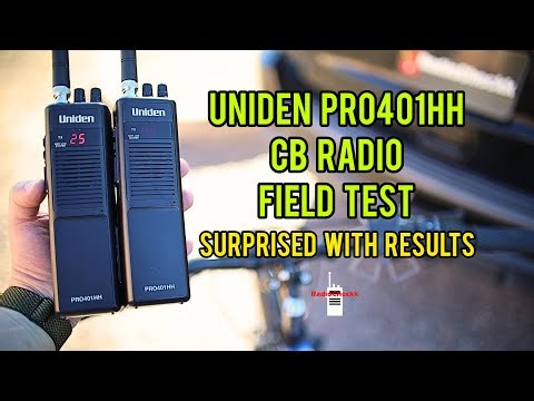 Uniden PRO401HH CB Radio Field Test
