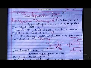 Data Aggregation in WSN