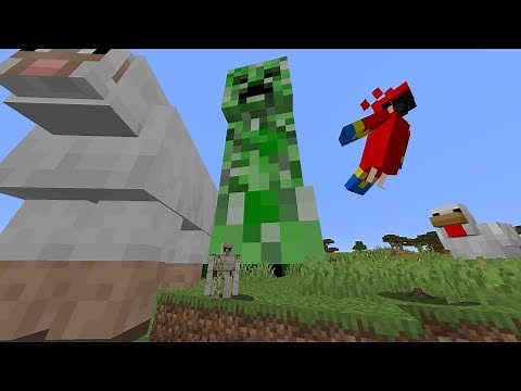 Minecraft, But Mobs Are Random Sizes...