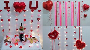 Super easy valentine's day decoration that anyone can do at home | DIY IDEAS