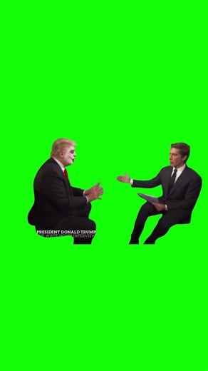 Donald Trump saying "The World is an Angry Place" meme - Green Screen