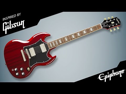 Epiphone SG Standard Heritage Cherry sound & review...