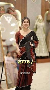 Glass Organza Saree – ₹2775/-