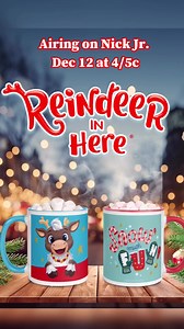 2.1K views · 36 reactions | Get your hot cocoa ready, Reindeer In Here will be on @nickelodeon JR today at 4/5c!!! Be sure to tune in!! 歷❄️歷 | Reindeer in Here | Facebook