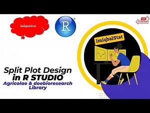 Split Plot Design in R STUDIO #Agricolae & #doebioresearch #rstudio #Anova #dataanalytics