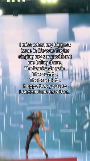 London N3 won the entire eras tour btw. Oh how has it been two years?! Travis and Gracie really made the night. #london #wembley #erastour #traviskelce #swifttok