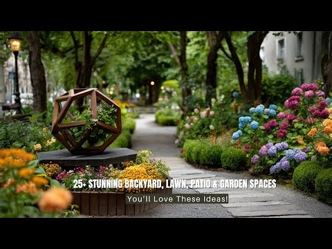 25+ Stunning Garden Decorations for Backyard, Lawn, Patio & Garden Spaces