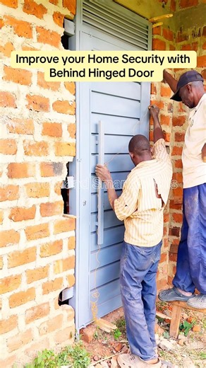 How Home Security Improved Hinged Door Installed in Kampala