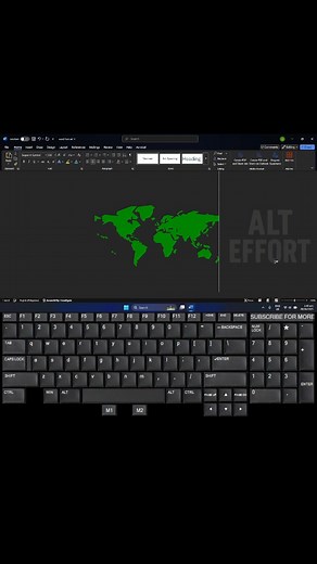 Microsoft word World Map tricks | Alt effort