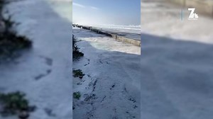 WATCH: Mission Beach Hit With High Waves After Storm Passes