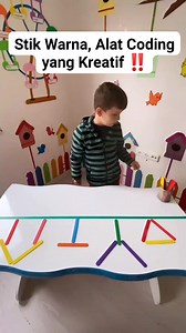 Manfaat kegiatan coding mengikuti bentuk dan warna menggunakan stik warna adalah: *Manfaat dalam konteks pembelajaran* 1. *Mengembangkan kemampuan coding*: Kegiatan ini dapat membantu anak-anak mengembangkan kemampuan coding dan memahami konsep dasar coding. 2. *Mengembangkan kemampuan berpikir komputasional*: Kegiatan ini dapat membantu anak-anak mengembangkan kemampuan berpikir komputasional dan memahami konsep dasar komputasi. 3. *Meningkatkan minat belajar*: Kegiatan ini dapat membantu anak-