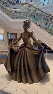 Can you find where Gus and Jaq are hiding in the Disney Wish's Grand Hall? 🐭✨ | Disney Cruise Line