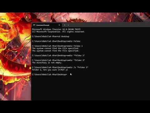 How to Delete Files and Folders Using Command Prompt (CMD) | Permanent Deletion Guide