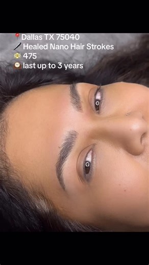 Jasmine Brows & Laser Tattoo Removal on Instagram: "Training Classes Available #browsjasmine #dallasbrows #nanobrows #healedtattoo #viral #dallaspmu #microblading #machinehairstrokes #combinationbrows #browstraining"