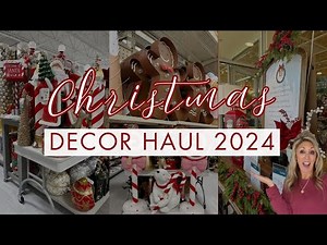 🎄NEW🎄 2024 CHRISTMAS DECOR HAUL // HOLIDAY // CHRISTMAS DECORATING IDEAS