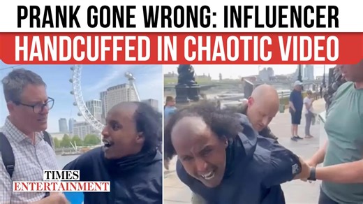 TikTok Influencer's Prank Gets Messy, Cops Handcuff Him While Camera Keeps Rolling