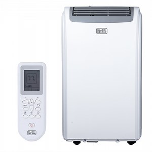 BLACK DECKER BPP10HWTB 14,000 BTU Cooling (ASHRAE 128), 11,500 BTU Heating (ASHRAE 128) 10,000 BTU Cooling (SACC/CEC) Portable AC