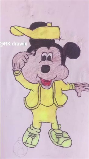Easy Mickey Mouse Drawing for Beginners Step by Step