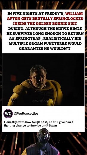 In Five Nights At Freddy's how Did Afton Survive