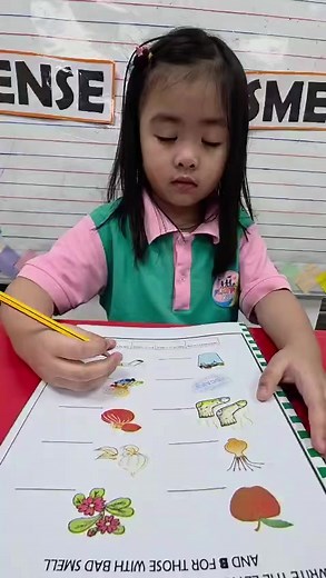 Sense of smell 👃 Identifying objects with good smell and bad smell. | Playpen Kids