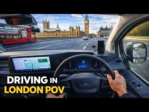 Driving in London POV | Real UK Van Driver Experience 🇬🇧 Ford Transit City Drive