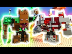 LEGO MINECRAFT JUNGLE ABOMINATION V'S THE REDSTONE MONSTROSITY