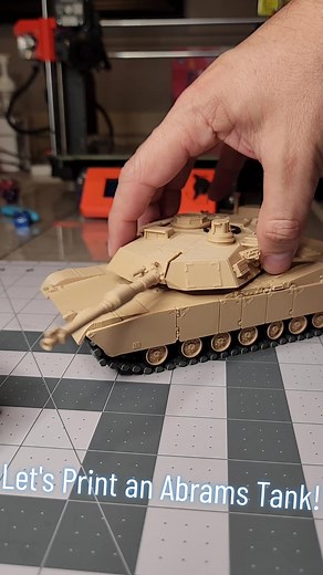 3D Printed Abrams Tank: A Modern Warfare Model