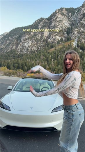 much needed color change hehehe #tesla #cartransition #cartok #teslatok #fyp